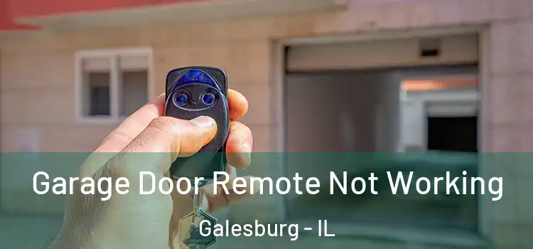  Garage Door Remote Not Working Galesburg - IL